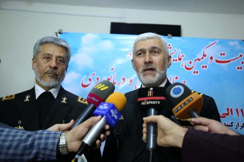 أمير رستگاري في حفل افتتاح المؤتمر والمعرض الحادي والعشرين للصناعات البحرية